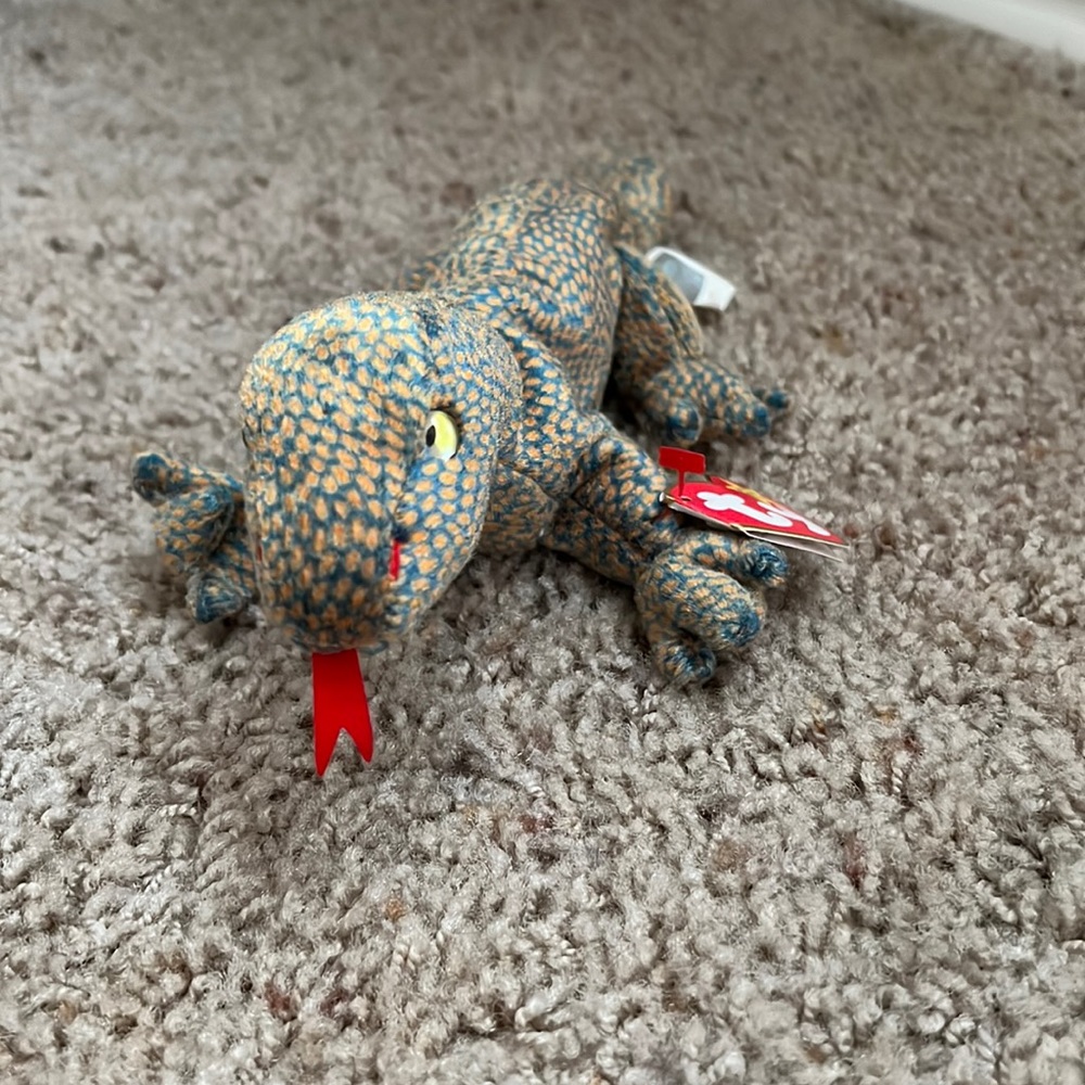 Ty beanie babies spotted scaly with tag adult owned